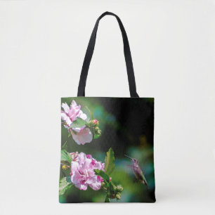 Tote Bag Colibri à gorge rubis - Photographie originale