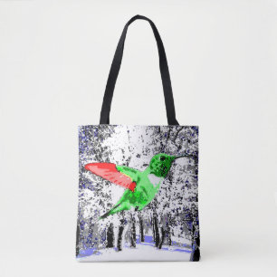 Tote Bag Colibri de Noël