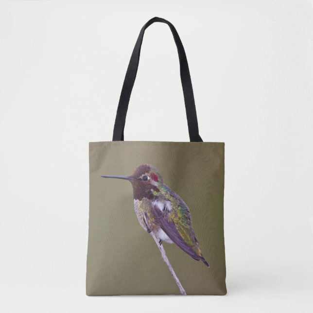 Tote Bag Colibri reposant (Devant)