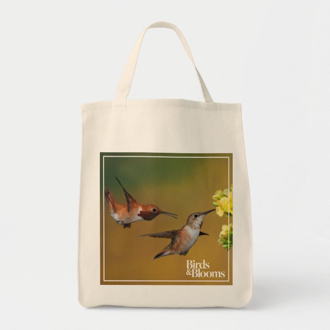 Tote Bag Colibri Rufous de flottement (Devant)