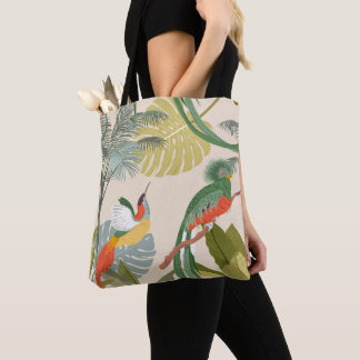 Tote Bag Colibri volant coloré