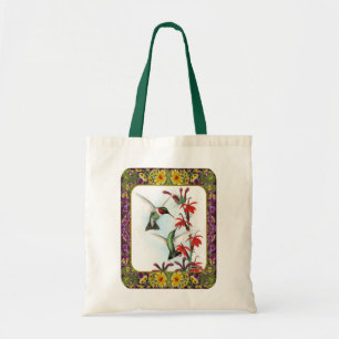 Tote Bag Colibris et Fleurs #5
