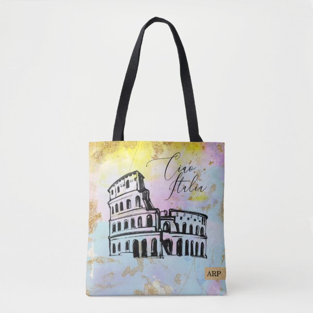 Tote Bag *~* Colisée Italienne de la Parties scintillant Ci (Devant)