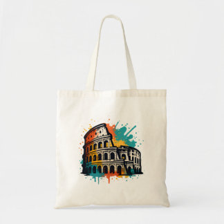 Tote Bag Colisée Street Art - Colorée Rome Landmark