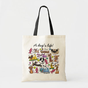 Tote Bag Collage à thème de chien