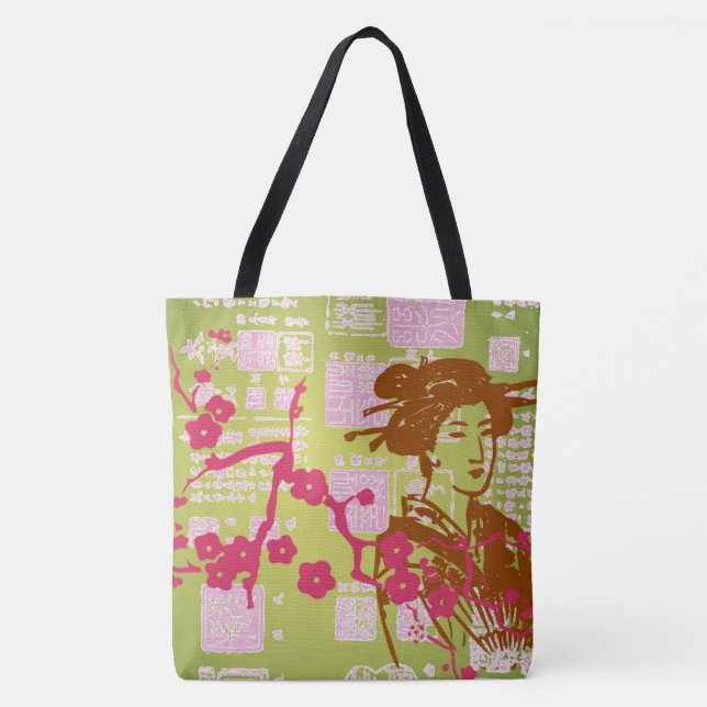 Tote Bag Collage asiatique (Devant)