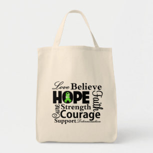 Tote Bag Collage de lymphome de Non-Hodgkins d'espoir