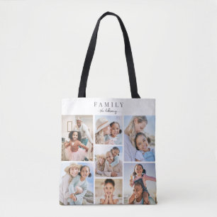 Tote Bag Collage de photos de famille