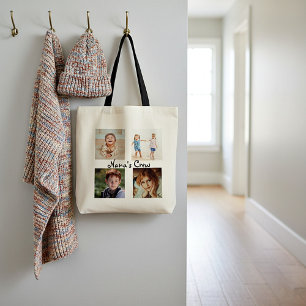 Tote Bag Collage de photos personnalisé