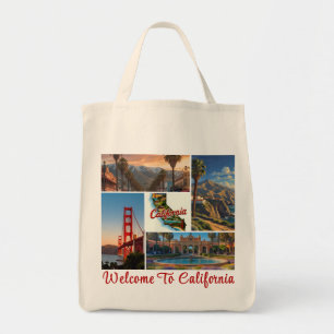 Tote Bag Collage de photos personnalisé des monuments de Ca