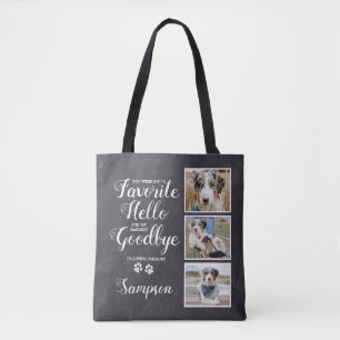 Tote Bag Collage de photos personnalisées pour animaux de 