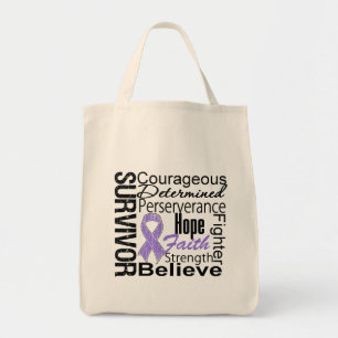 Tote Bag Collage de survivant de lymphome de Hodgkins