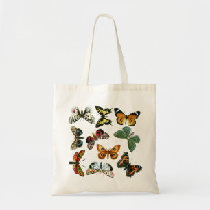 Tote Bag Collage des papillons de nuit et des papillons de