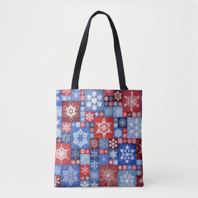 Tote Bag Collage flocon de neige du 250e anniversaire (Devant)