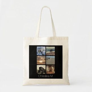 Tote Bag Collage multi fait sur commande d'image de
