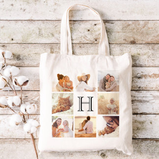 Tote Bag Collage photo monographique personnalisé