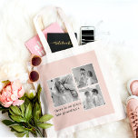 Tote Bag Collage Photo Pastel Pink Meilleur grand-mère Pois<br><div class="desc">Vous cherchez un cadeau parfait pour votre grand-mère? Considérez une belle photo de collage dans les tons rose pastel. Ce don sentimental et réfléchi est parfait pour toutes les occasions, des anniversaires à la fête des mères et au-delà. La photo de collage peut être customisée pour inclure des photos des...</div>