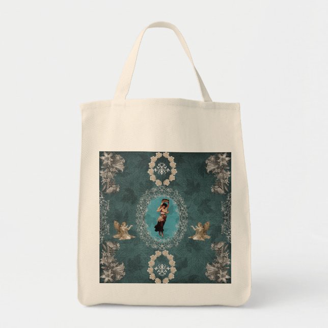 Tote Bag collage vintage (Devant)