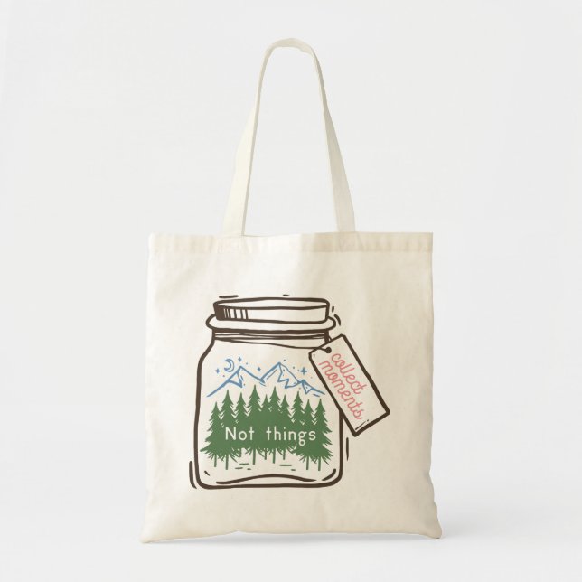 Tote Bag Collect Moments Cool Citation Camping (Devant)