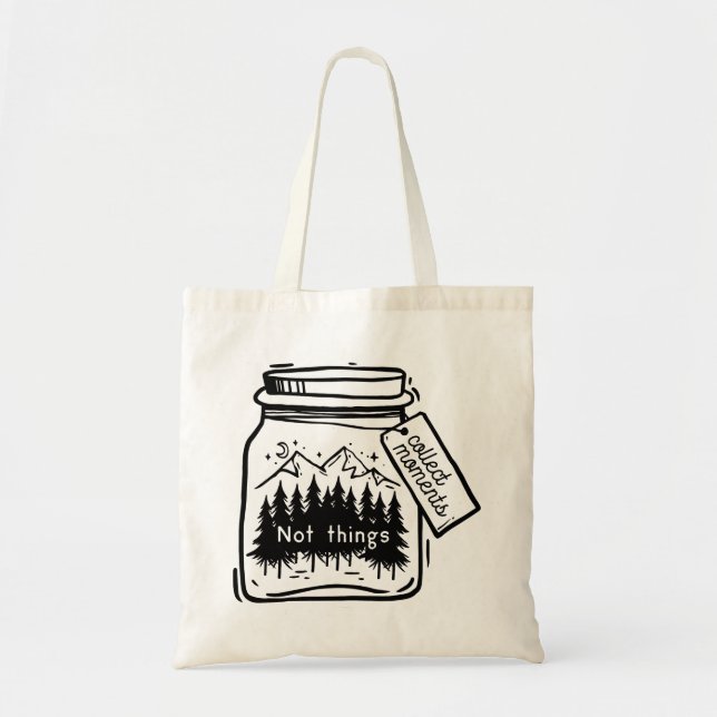 Tote Bag Collect Moments Cool Citation Camping (Devant)