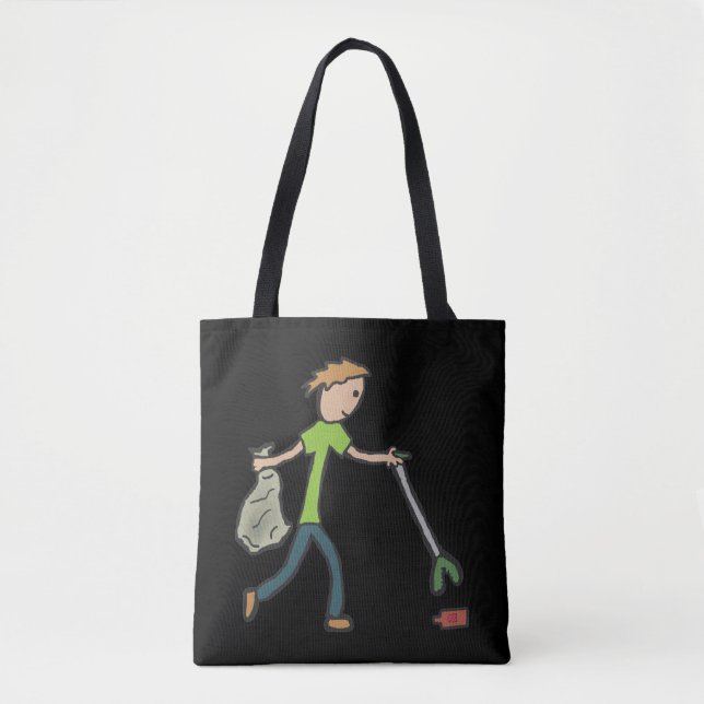 Tote Bag Collecte de journaux et de dossiers (Devant)