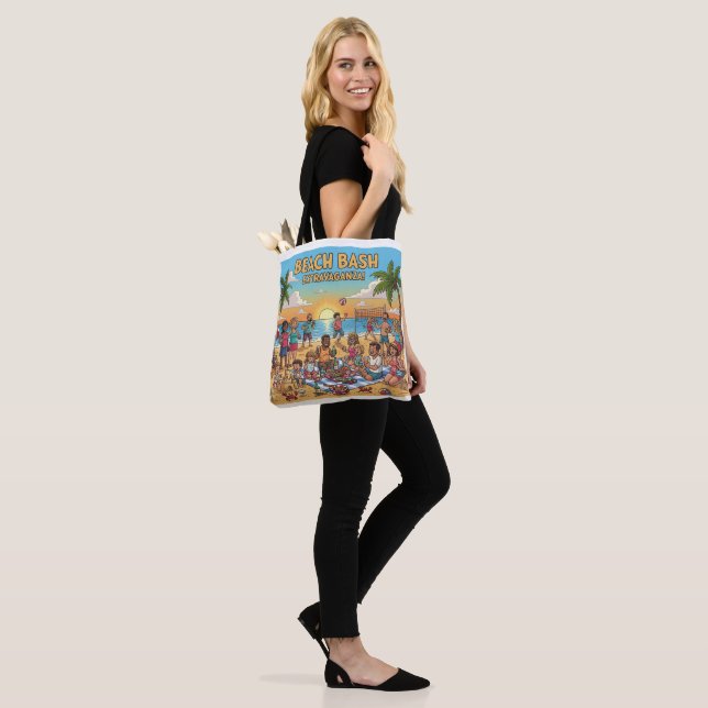 Tote Bag Collecte de plages (Sur le modèle)
