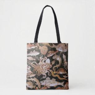 TOTE BAG COLLECTE POMPEII / OCÉAN - SCÈNE DE VIE MARINE