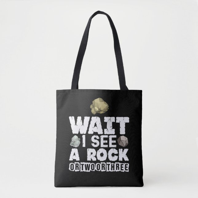 Tote Bag Collecteur de roches - Géologue Funny Géologie min (Devant)