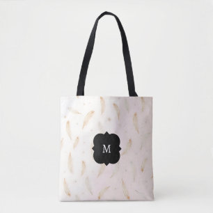 Tote Bag Collection Bohème de plumes modernes de luxe