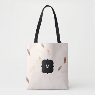 Tote Bag Collection Boho Populaire Luxe Plumes