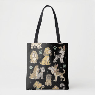 Tote Bag Collection de cliparts de chiens de dessin animé v