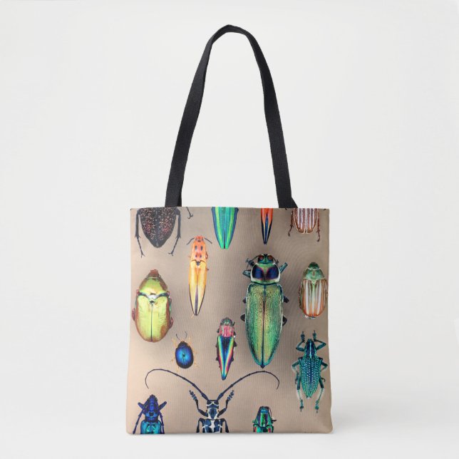 Tote Bag Collection de coléoptères (Devant)