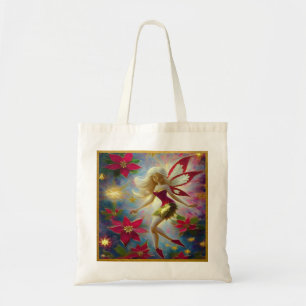 Tote Bag Collection de fées de Noël - Cheveux blonds en pla