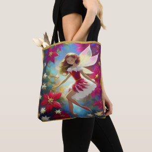 Tote Bag Collection de fées de Noël - Cheveux de gingembre