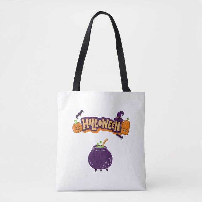 Tote Bag Collection de fêtes d'Halloween ! (Devant)