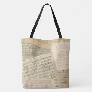 Tote Bag Collection de manuscrits de musique Beethoven