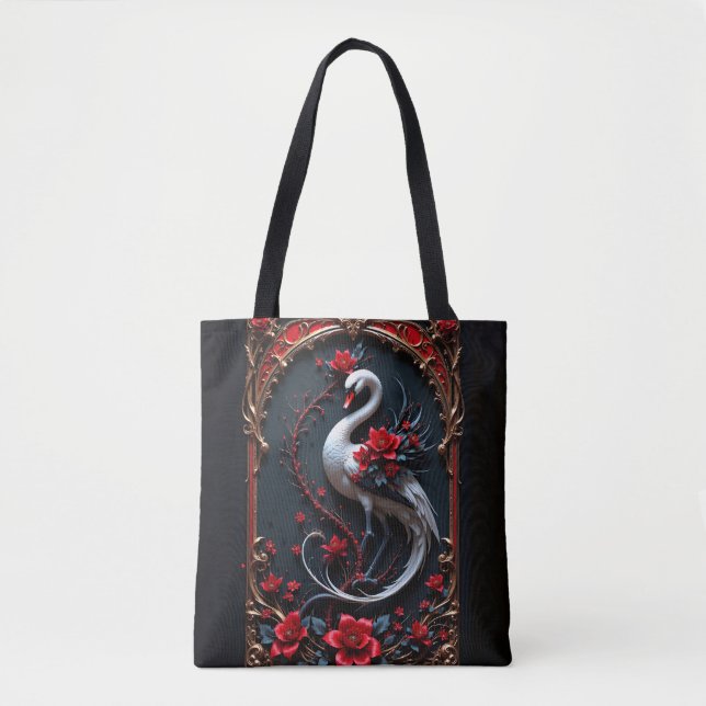 Tote Bag Collection de mariage Elegant Cygne Blanc (Devant)