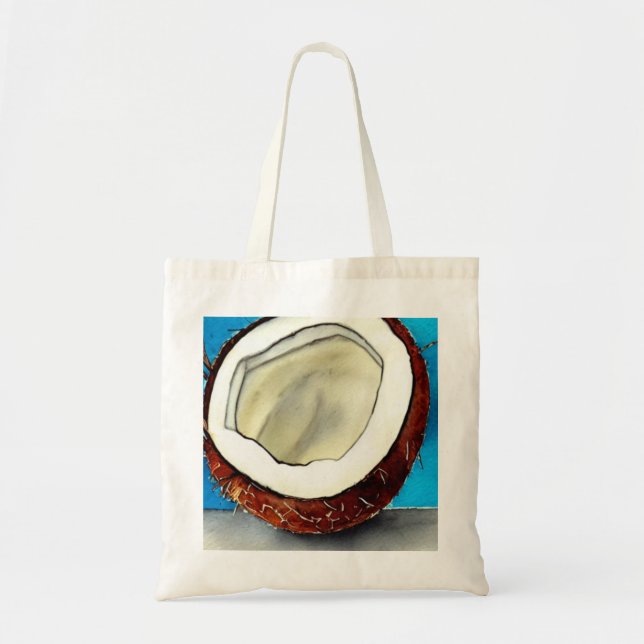 Tote Bag Collection de noix de coco Abstraite (Devant)