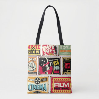 Tote Bag Collection de panneaux de cinéma vintage. Industri