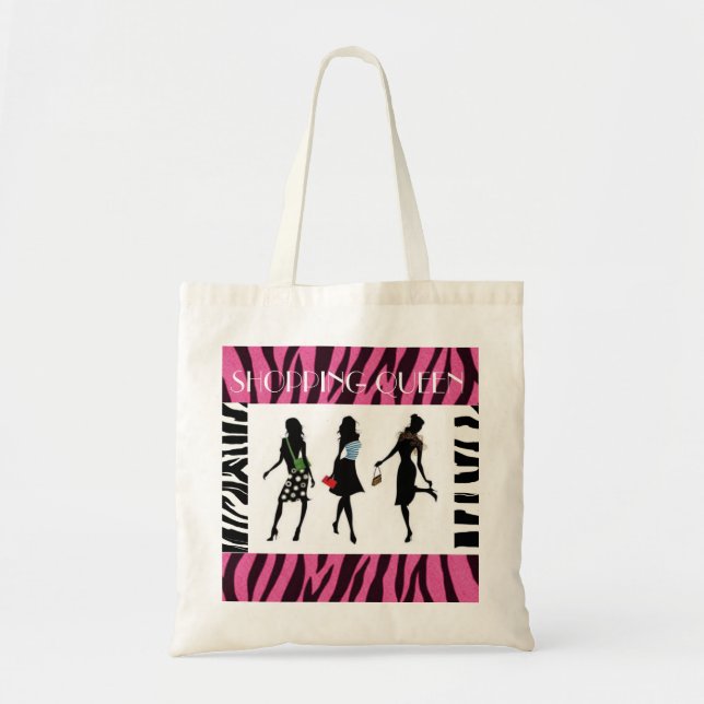 TOTE BAG COLLECTION DE REINE D'ACHATS (Devant)