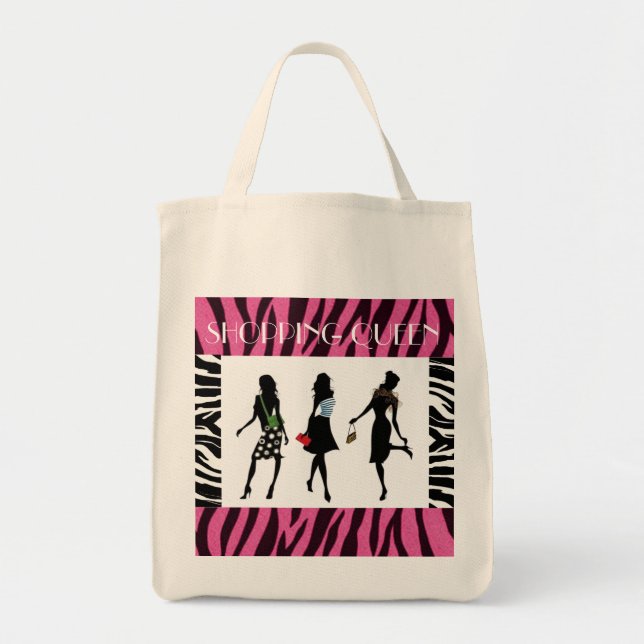 TOTE BAG COLLECTION DE REINE SHOPPING (Devant)