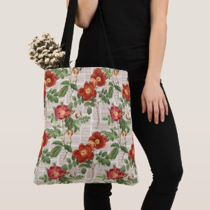 Tote Bag Collection d'illustrations du patrimoine Rose vict