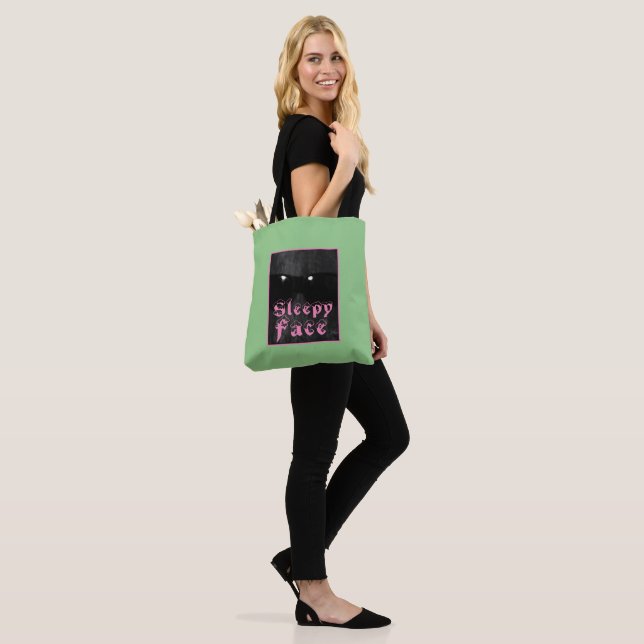 Tote Bag Collection Face Sleepy : Fourre-tout Tout-Sur-Impr (Sur le modèle)