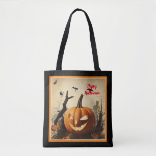Tote Bag Collection Halloween Citrouille éffrayant