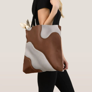 Tote Bag Collection Moderne de Luxe en Faux Cuir de Vache É