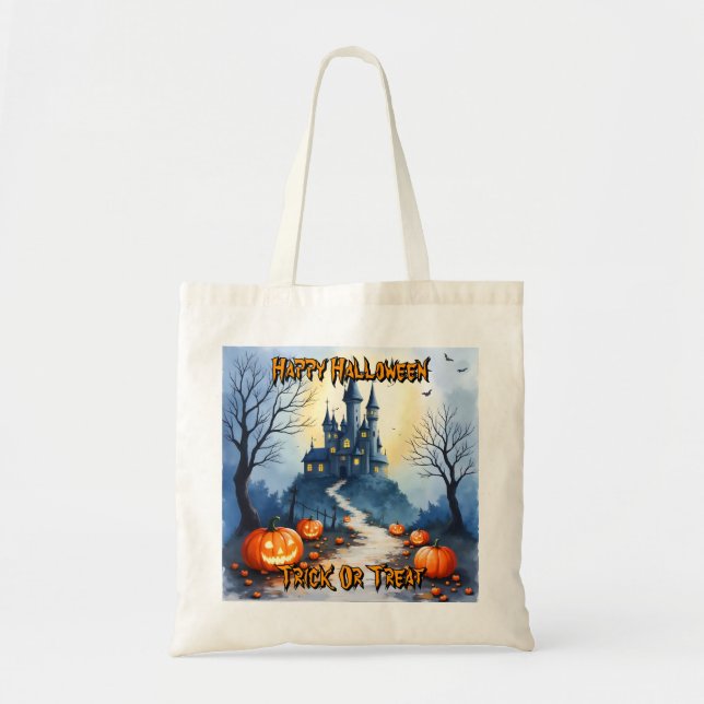 Tote Bag Collection Populaire Halloween Épouvantable Mignon (Devant)