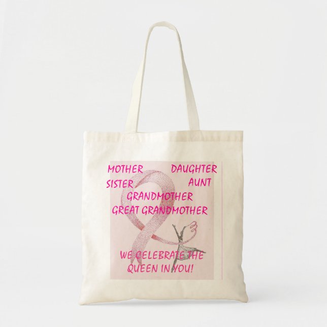 TOTE BAG COLLECTION PRINCESSE ROSE (Devant)