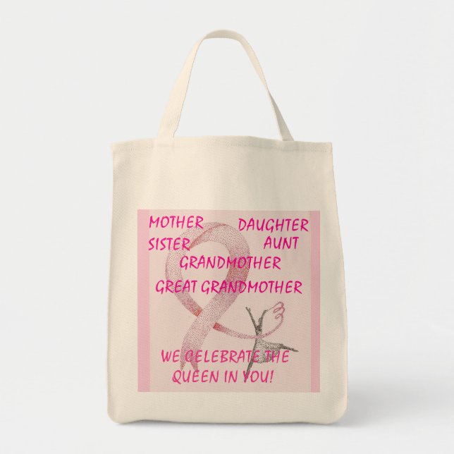 TOTE BAG COLLECTION PRINCESSE ROSE (Devant)