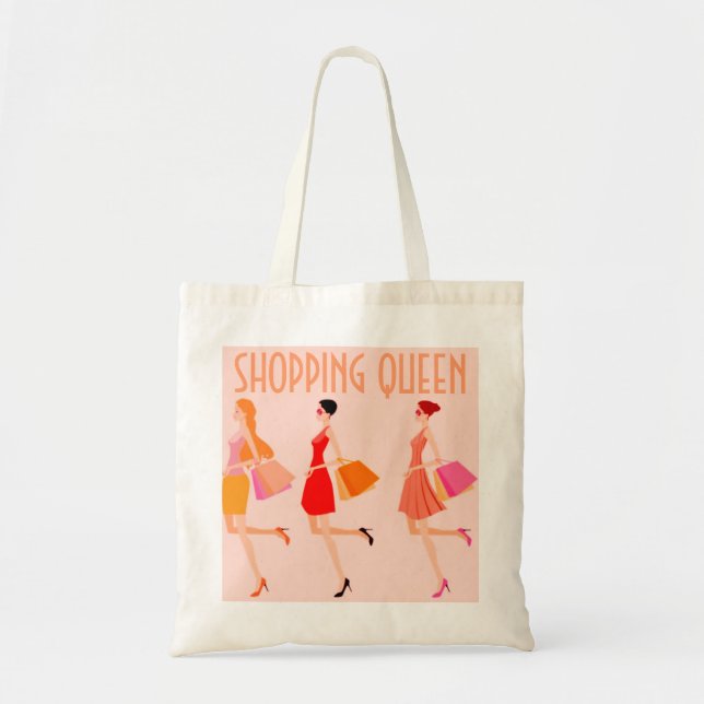 Tote Bag Collection Reine du Shopping : Dames (Devant)