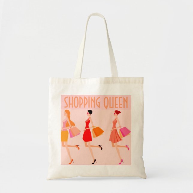TOTE BAG COLLECTION SHOPPING QUEEN (Devant)